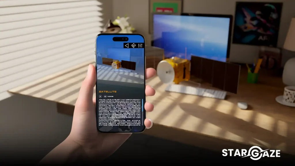 Stargaze AR Satellite Screenshot