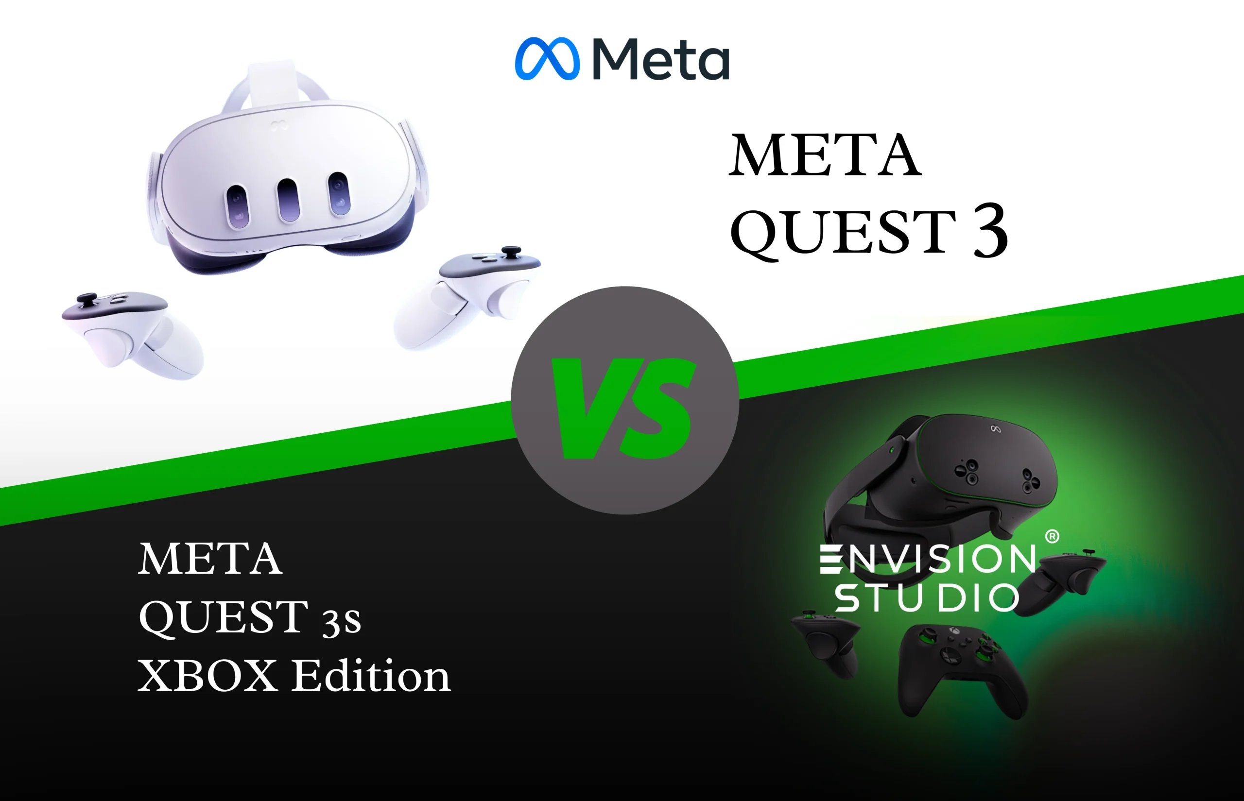 Meta Quest 3 vs Meta Quest 3s XBox Edition