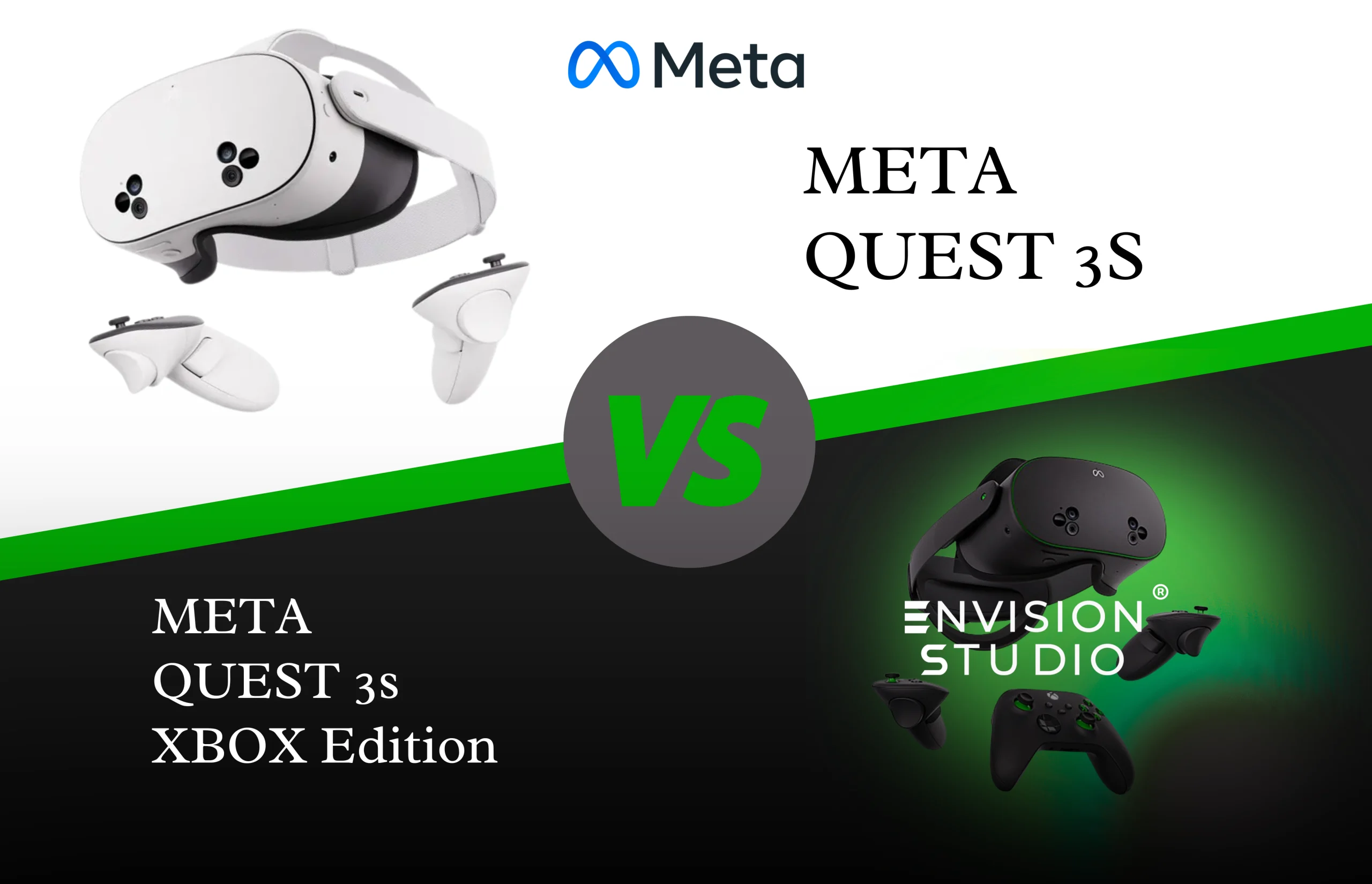 Meta Quest 3s vs Meta Quest 3s XBox Edition
